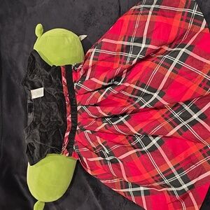 Gymboree Velvet Dress with Red Accents Size: 3t